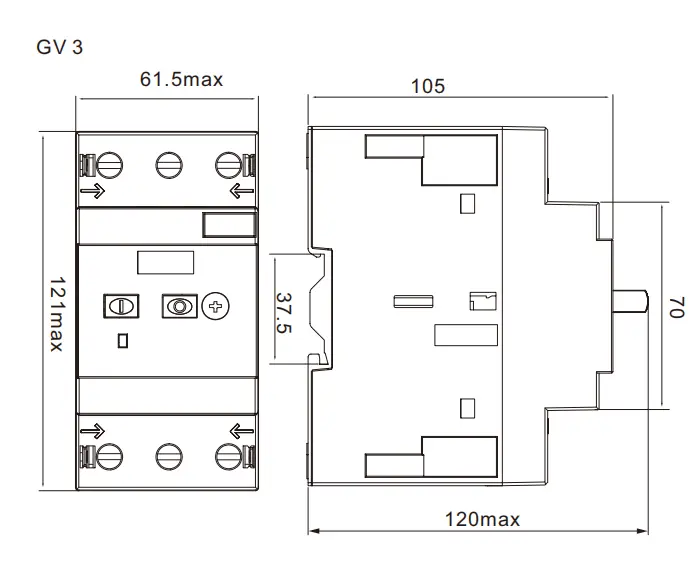 GV3 80A Motor Protection Circuit Breaker