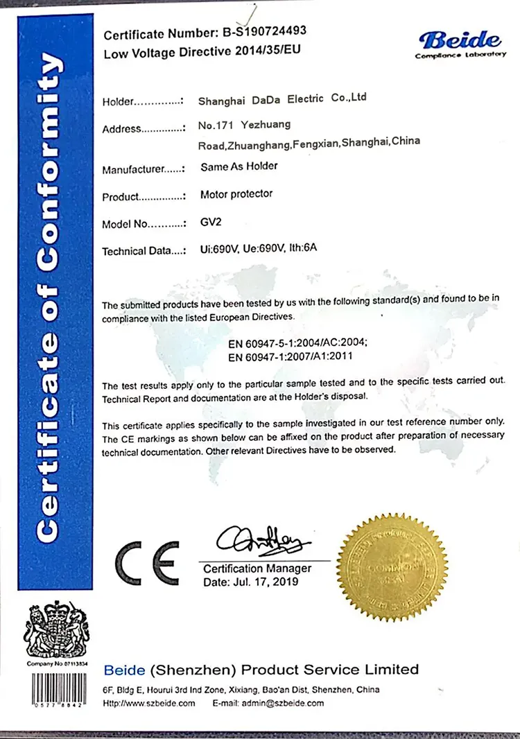 GV3 80A Motor Protection Circuit Breaker